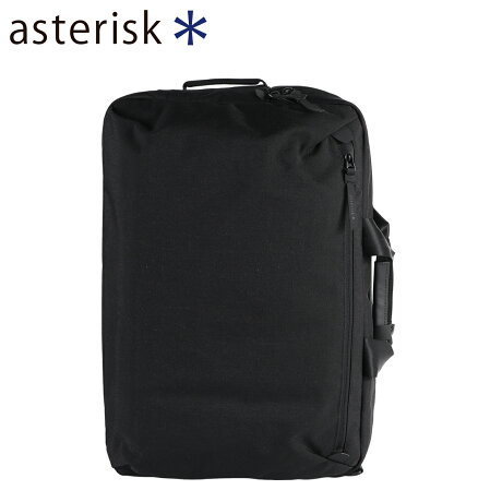 アステリスク ASTERISK リュック バッグ バックパック ショルダーバッグ ボストン メンズ 斜めがけ CROSS-SCENE TRAVEL 3WAY ブラック 黒 2-273 [予約 3月中旬 入荷予定]