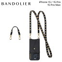 【クーポンで最大1000円OFF！5/1 10:59まで】 BANDOLIER バンドリヤー iPhone15 iPhone 15Pro iPhone 15 Pro Max スマホケース スマホショルダー 携帯 アイフォン バンドレット セット メンズ レディース ANNIE BANDOLET SET ブラック 黒 14ANI