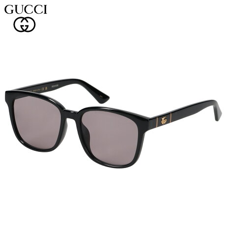 グッチ GUCCI サングラス メンズ レディース アジアンフィット UVカット 紫外線対策 SUNGLASSES ブラック 黒 GG0637SK-003