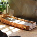 グルーム GROOM 爪とぎバスケット ケース キャット 猫 ネコ ペット用品 バイ ジ アラログ 爪とぎ別売り ラタン 藤 ふじ 天然素材 ハンドメイド CA...