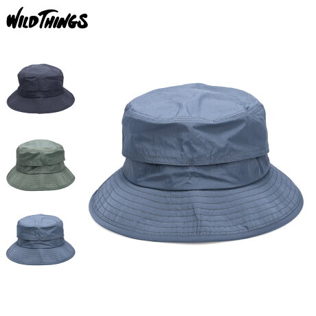 WILD THINGS ワイルドシングス ハット 帽子 ベンチレーション メンズ レディース VENTILATION HAT ブラック ダーク オリーブ ブルー 黒 WT24006SK