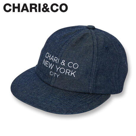 CHARI&CO チャリアンドコー 帽子 キャップ メンズ GOTHAM LOGO 8PANEL CAP ネイビー