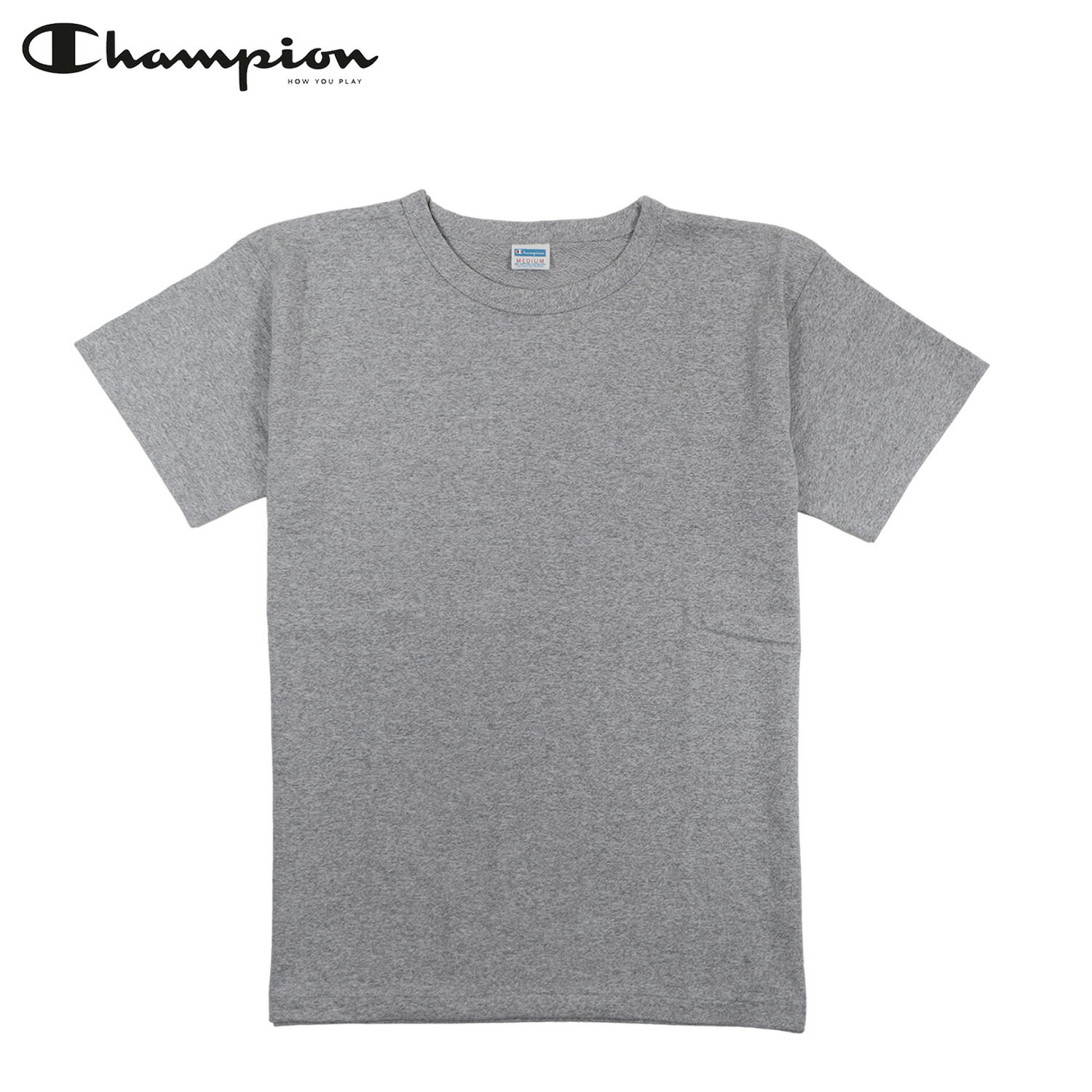 【クーポンで最大1000円OFF！5/16 10:59まで】 チャンピオン Champion Tシャツ 半袖 77QS ショートスリーブ メンズ 77QS SHORT SLEEVE T-SHIRTS グレー C3-Q312