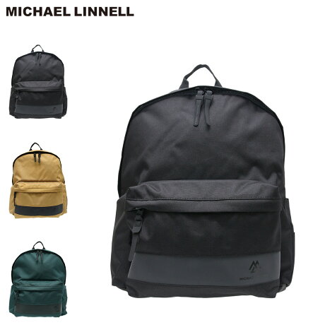 マイケルリンネル MICHAEL LINNELL リュック バッグ バックパック メンズ レディース 24L YELLOW LABEL DAYPACK ブラック ベージュ ブルー MLYL-01