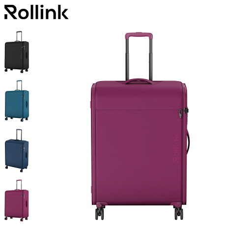 Rollink ローリンク キャリーケース バッグ スーツケース フウトウ メンズ レディース 100L フロントオープン 大型 軽量 FUTO ブラック ブルー 黒 707