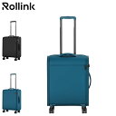 Rollink ローリンク キャリーケース バッグ スーツケース フウトウ メンズ レディース 40L フロントオープン 大型 軽量 FUTO ブラック ブルー...