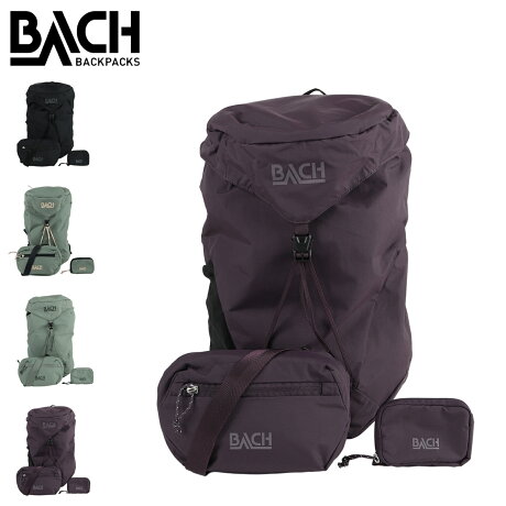 BACH バッハ リュック ウエストポーチ 財布 3点セット バッグ バックパック メンズ レディース 20L ITSY BITSY FAMILY BACKPACK SET WALLET and POUCH 3pcs ブラック グリーン パープル 黒 420986SET