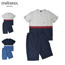 ニューヨーカーホーム NEWYORKER HOME ルームウェア 部屋着 セットアップ ナイトウェア メンズ 半袖ヘンリーネックパジャマ グレー ネイビー 0683-96