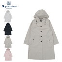 【最大1000円OFFクーポン配布中】 アクアスキュータム AQUASCUTUM レインコート レインウェア ステンカラーコート レディース 自転車 軽量 蒸れない 通勤 ロング フード取り外し可 防水 撥水 RAIN COAT グレー ネイビー ブラウン ピンク 1AQ 41014