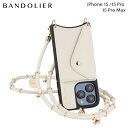 BANDOLIER バンドリヤー iPhone15 15Pro iPhone 15 Pro Max スマホケース スマホショルダー 携帯 アイフォン レイン チ...