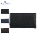 アクアスキュータム AQUASCUTUM キーケース キーホルダー メンズ 4連 本革 エプソン ブラック ネイビー ブラウン 黒 AQW-00341