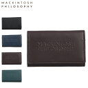 マッキントッシュ フィロソフィー MACKINTOSH PHILOSOPHY キーケース キーホルダー メンズ レディース 4連 本革 グランディ ブラック ネイビー ブラウン グリーン 黒 MAPW-00341