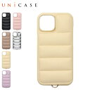 ユニケース UNiCASE iphone15 15pro 14 13 スマホケース スマホショルダー 携帯 アイフォン レディース Puffy Case UNI-CSDIP15M-2MF