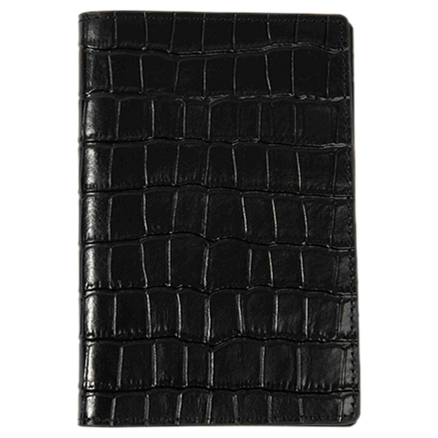 BANDOLIER �Х�ɥ�䡼 �ѥ��ݡ��ȥ����� ���С� �ۥ���� �����ɥ����� ���������� �ȥ�٥� ��� ��ǥ����� PASSPORT HOLDER CROC BLACK �֥�å� �� 68PAS