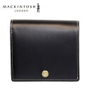 マッキントッシュロンドン MACKINTOSH LONDON 財布 二つ折り ミニ ヘリテッジ メンズ 本革 小銭入れ付き HERITAGE ブラック 黒 60...
