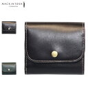 マッキントッシュロンドン MACKINTOSH LONDON 財布 二つ折り ミニ ヘリテッジ メンズ 本革 小銭入れ付き HERITAGE ブラック グリーン...