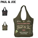 ポールアンドジョー PAUL & JOE バッグ トートバッグ エコバッグ レディース 折りたたみ ECO BAG ブラック カーキ 黒 000952