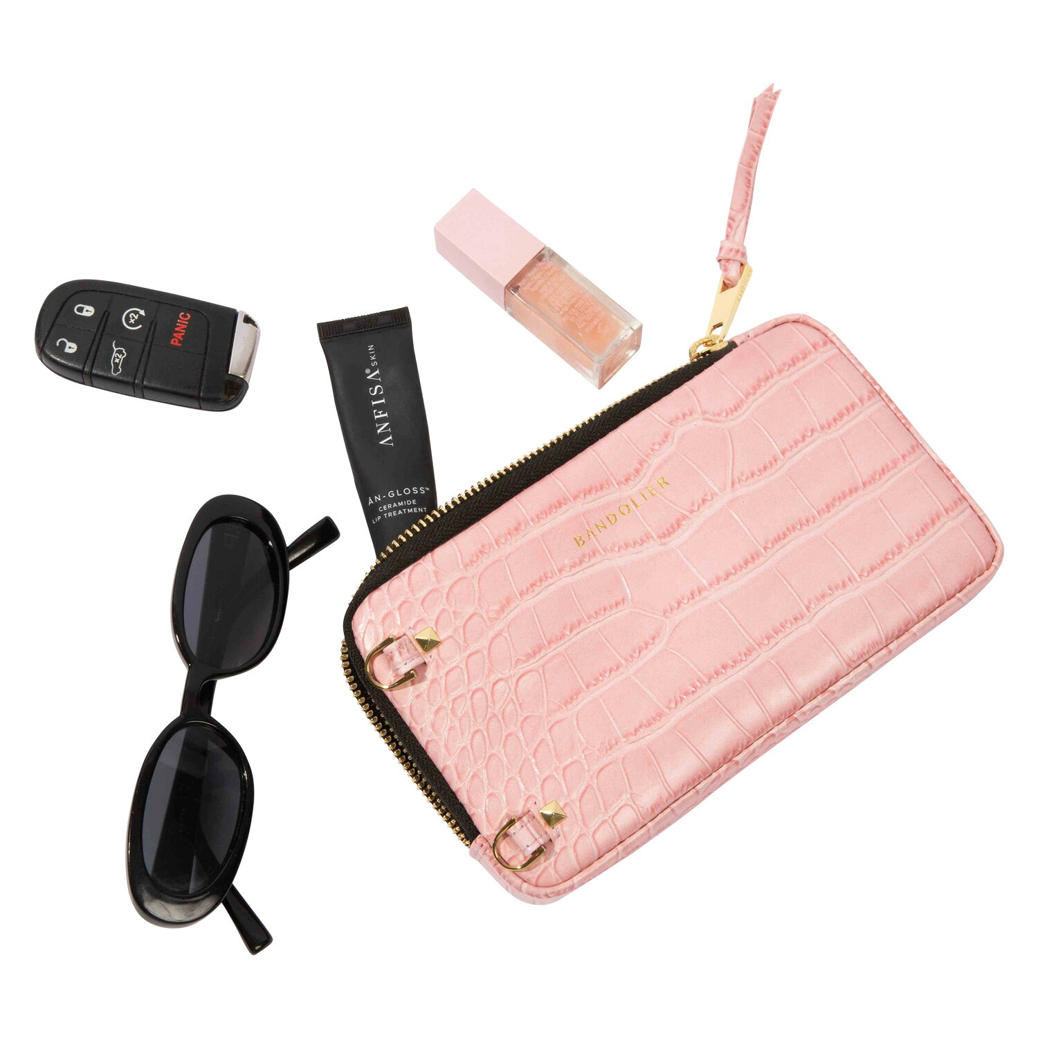 【最大1000円OFFクーポン発行中 10/19 11:59まで】 BANDOLIER バンドリヤー ポーチ スマホ 携帯 エキスパンデッド メンズ レディース EXPANDED POUCH CROC PINK ピンク 21GRA sneak-10476438 スニークオンラインショップ サンプル画像2