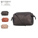 【最大1000円OFFクーポン発行中】 CLEDRAN クレドラン バッグ ショルダーバッグ レディース 本革 牛革 日本製 斜めがけ 軽量 コンパクト TAN...