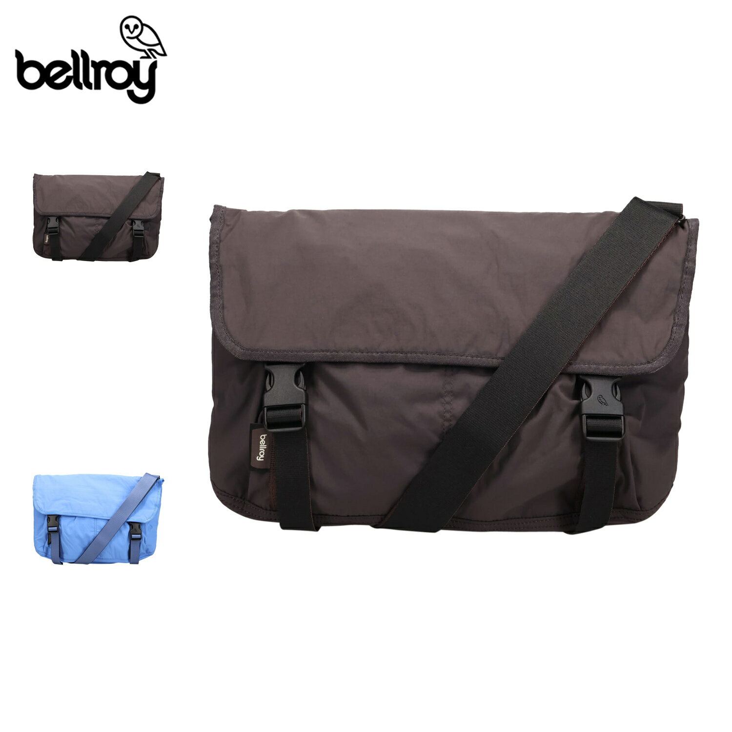 【 最大1000円OFFクーポン 】 ベルロイ Bellroy バッグ ショルダーバッグ メッセンジャーバッグ メンズ レディース 12L 大容量 耐水 超軽量 斜めがけ CINCH MESSENGER BAG ダーク グレー ブルー