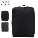 IS/IT イズイット リュック バッグ バッグパック ビジネスリュック ラップトップ II メンズ レディース A4 B4 大容量 撥水 軽量 LAPTOP II ブラック グレー 黒 929715