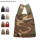 MASTER&Co. マスターアンドコー トートバッグ エコバッグ 買い物バッグ メンズ レディース 折りたたみ 大容量 マチ広 コットン S MC080S