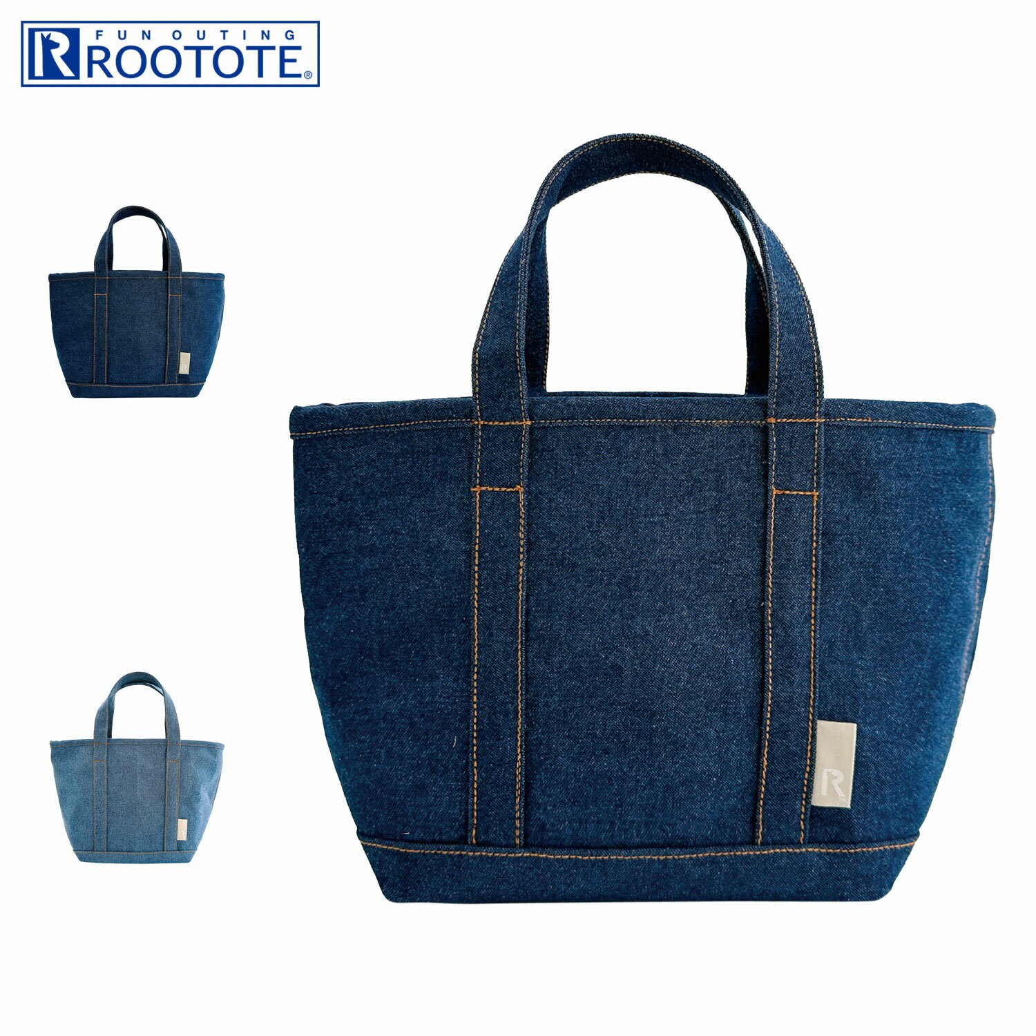 ROOTOTE ルートート バッグ トートバッグ SN.デリ.デニム-A レディース 軽量 ネイビー ブルー 1048