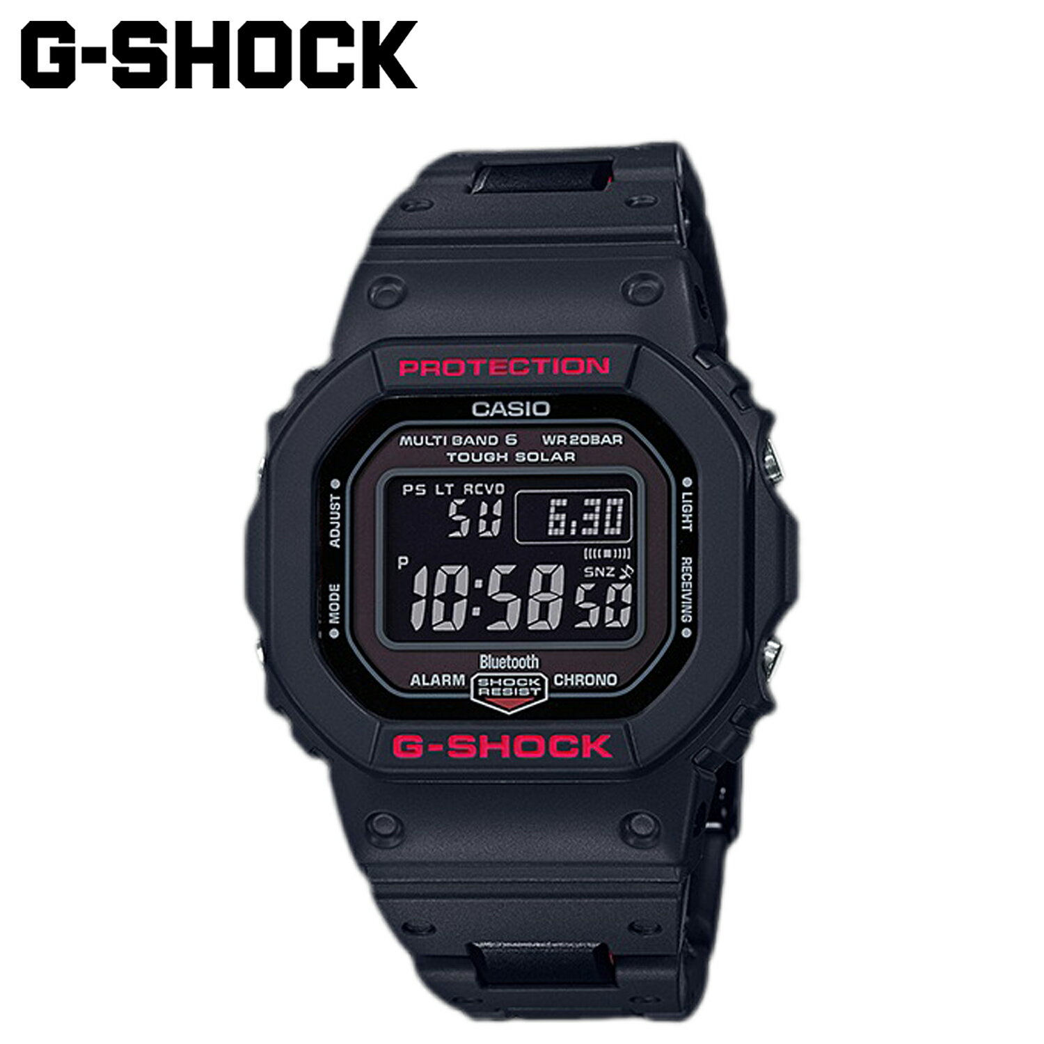 カシオ CASIO G-SHOCK 腕時計 GW-B5600HR-1JF 5600 SERIES 防水 ソーラー充電 ジーショック Gショック G-ショック メ...
