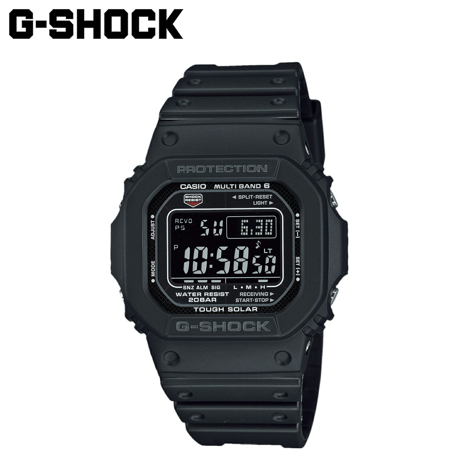 カシオ CASIO G-SHOCK 腕時計 GW-M5610U-1BJF 5600 SERIES 防水 ソーラー充電 ジーショック Gショック G-ショック メ...