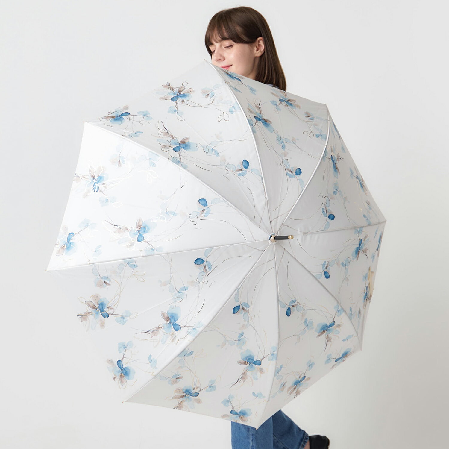 ジル スチュアート JILL STUART 長傘 雨傘 レディース 軽量 レッド ブルー イエロ...
