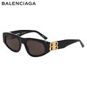 バレンシアガ BALENCIAGA サングラス メンズ レディース UVカット グローバルフィット SUNGLASSES ブラック 黒 BB0095S-001