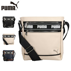 【最大1000円OFFクーポン発行中 10/31 9:59まで!】 PUMA プーマ バッグ ショルダーバッグ メンズ レディース 縦型 軽量 斜めがけ ファスナー付き ブラック ホワイト ネイビー 黒 白 J20365