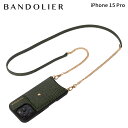 BANDOLIER バンドリヤー スマホショルダー スマホケース iPhone15 Pro アイフォン ヴィヴィアン サイド スロット ダーク グリーン メンズ レディース VIVIAN SIDE SLOT DARK GREEN グリーン 14WLO