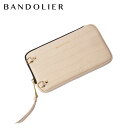 BANDOLIER バンドリヤー ポーチ 小物入れ スマホ スマートフォン 小さめ 財布 代わり エキスパンデッド ポーチ クロック オート ゴールド メンズ レディース EXPANDED POUCH CROC OAT GOLD ベージュ 21GRA