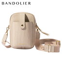 BANDOLIER バンドリヤー ショルダーバッグ スマホショルダー 斜めがけ 大人 軽量 本革 ディロン クロック オート ゴールド バッグ レディース DILLON CROC OAT GOLD BAG ベージュ 42NDA