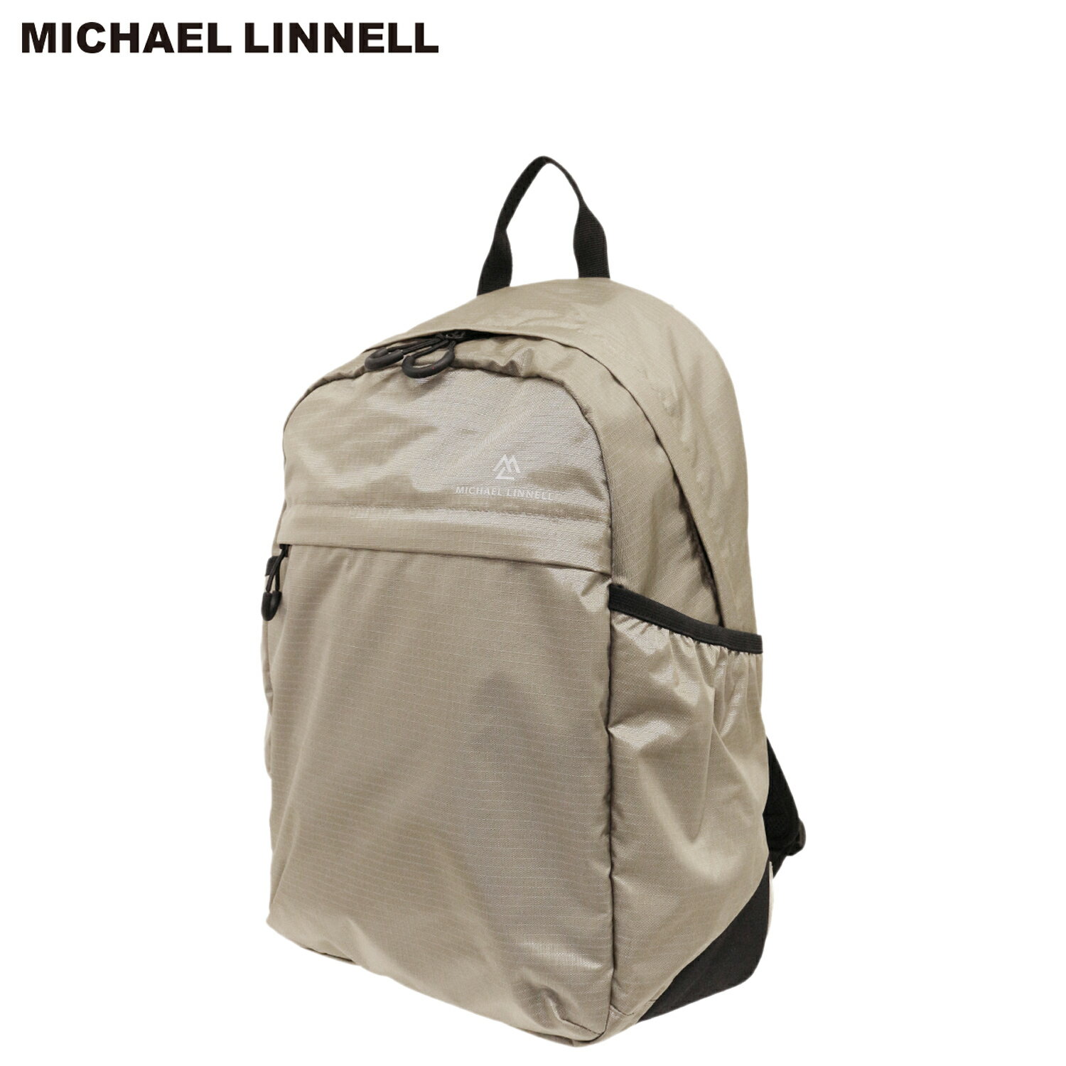 【最大1000円OFFクーポン発行中 3/26 11:59まで！】 マイケルリンネル MICHAEL LINNELL リュック バッグ バックパック メンズ レディース 20L 大容量 軽量 撥水 コンパクト ベージュ MLRT-01