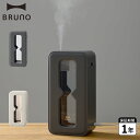BRUNO ブルーノ 加湿器 卓上 小型 超音波式 アロマ ミスト お手入れ簡単 TIMEFLOW MIST BDE071