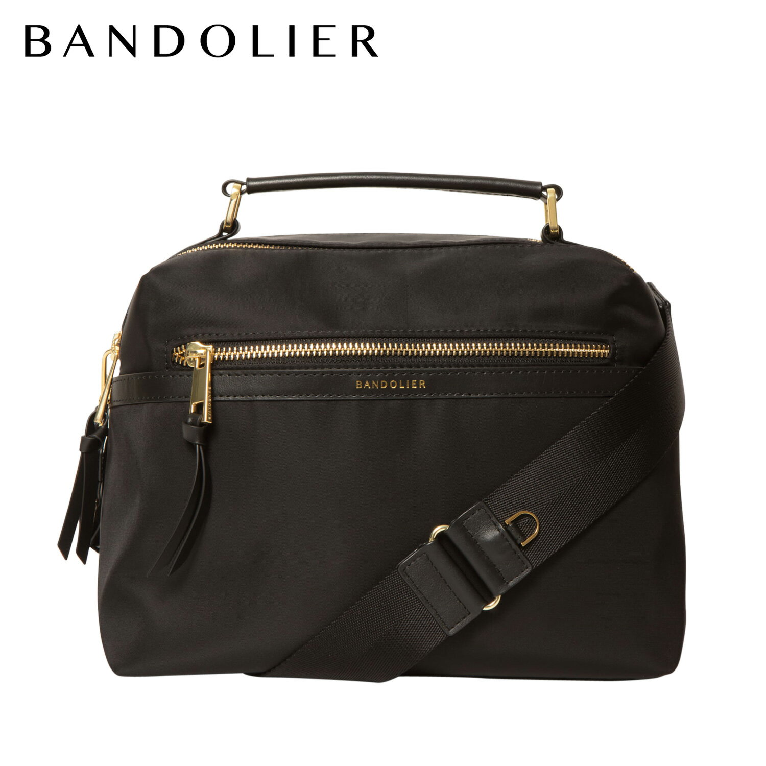 Rakuten - 【最大1000円OFFクーポン発行中 4/17 11:59まで！】 BANDOLIER バンドリヤー ショルダーバッグ 斜めがけ 大人 軽量 ナイロンバッグ ゴールド メンズ レディース NYLON BAG GOLD ブラック 黒 42NYL 母の日