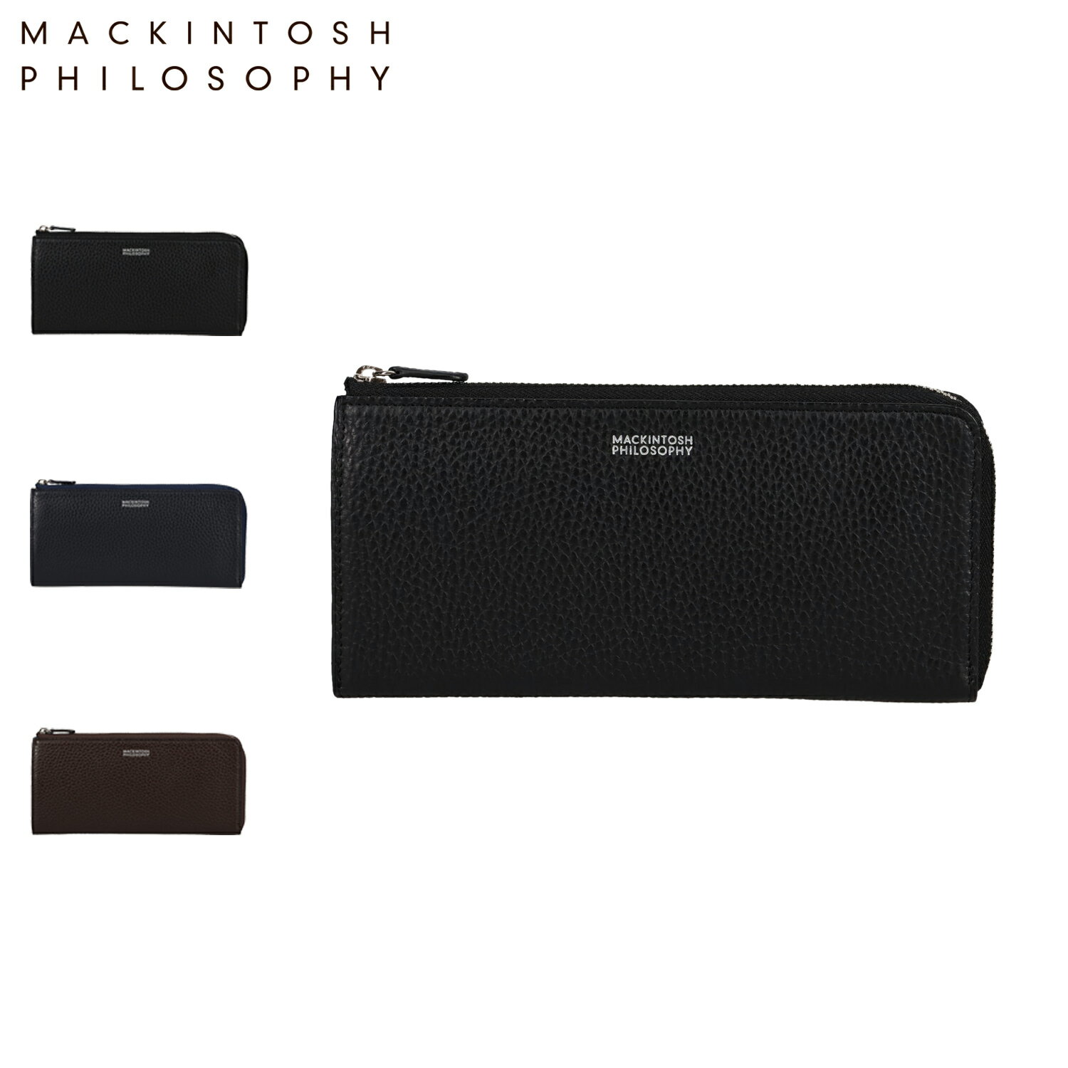 マッキントッシュ フィロソフィー MACKINTOSH PHILOSOPHY 財布 長財布 LF束入 メンズ 本革 薄い 大容量 コンパクト ブラック ネイビー ダーク ブラウン 黒 MAPW-00511