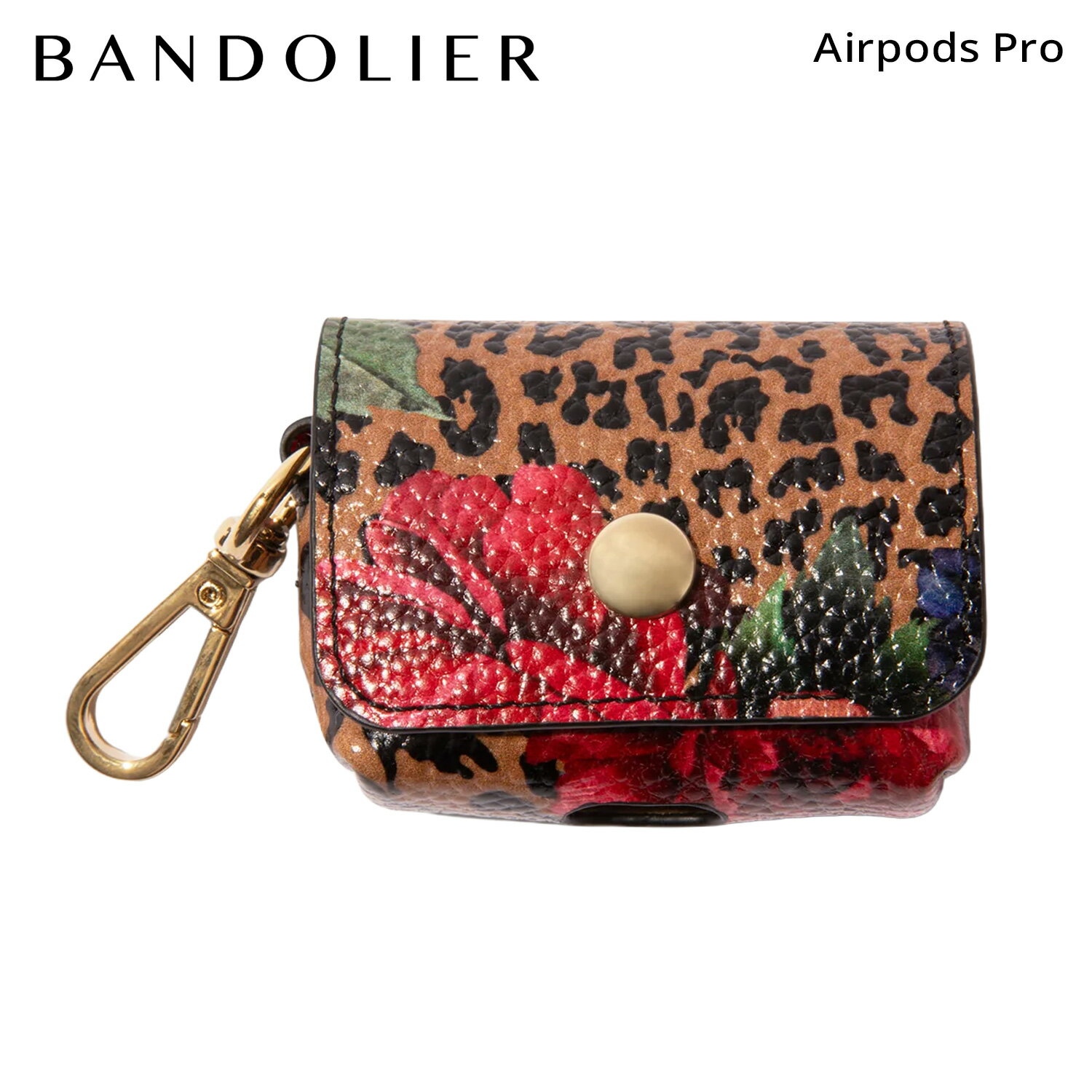 Rakuten - 【最大1000円OFFクーポン発行中 4/27 11:59まで！】 BANDOLIER バンドリヤー AirPods Proケース カバー ポーチ エアーポッズ エアポッド エアーポッズ プロ ポーチ ダークチーター メンズ レディース AIRPODS PRO POUCH DARK CHEETAH マルチカラー 56AVE 母の日