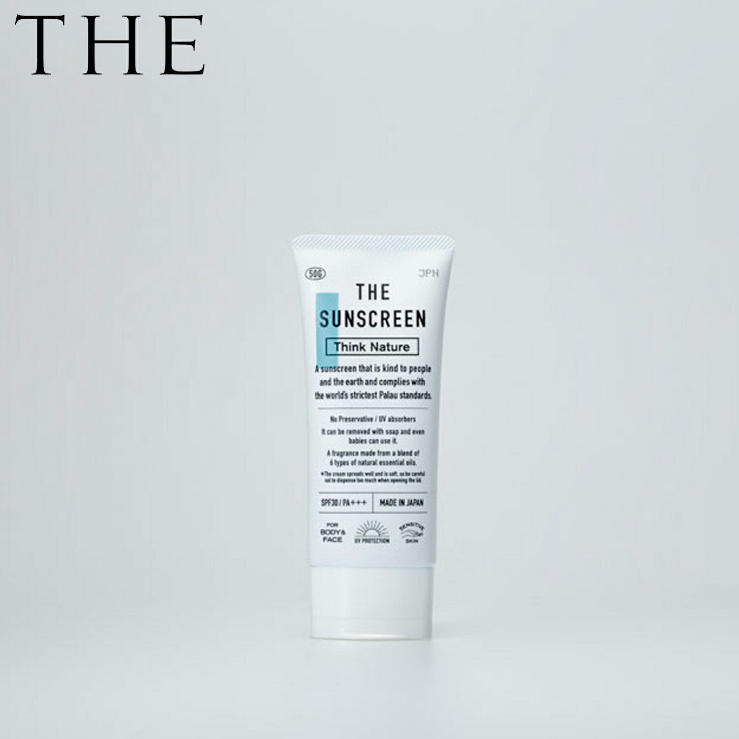 Rakuten - ザ THE 日焼け止め SPF30 PA+++ オーガニック 日本製 THE SUNSCREEN Think Nature ホワイト 白 1304-0320-200-00 【メール便】 母の日