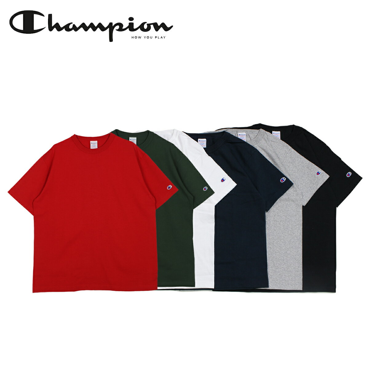 チャンピオン ペアTシャツ チャンピオン Champion Tシャツ 半袖 メンズ レディース MADE IN USA T1011 US T-SHIRT C5-P301