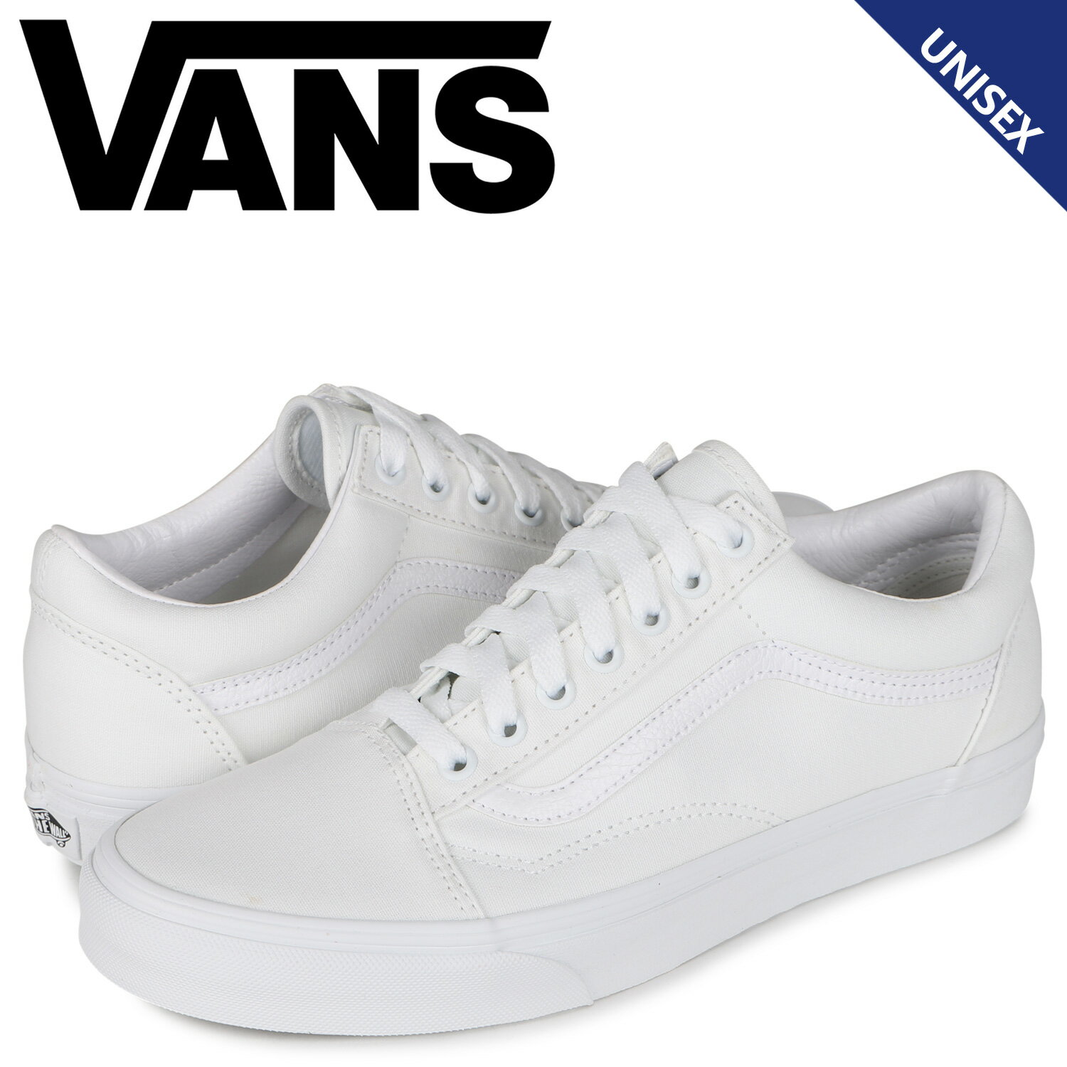 VANS ヴァンズ オールドスクール スニーカー メンズ レディース バンズ OLD SKOOL ホワイト 白 VN000D3HW00