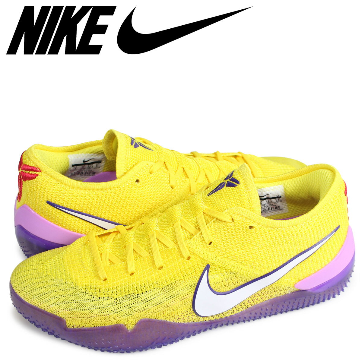 ナイキ NIKE コービー スニーカー メンズ KOBE AD NXT 360 YELLOW STRIKE AQ1087-700 イエロー 【zzi】 【返品不可】