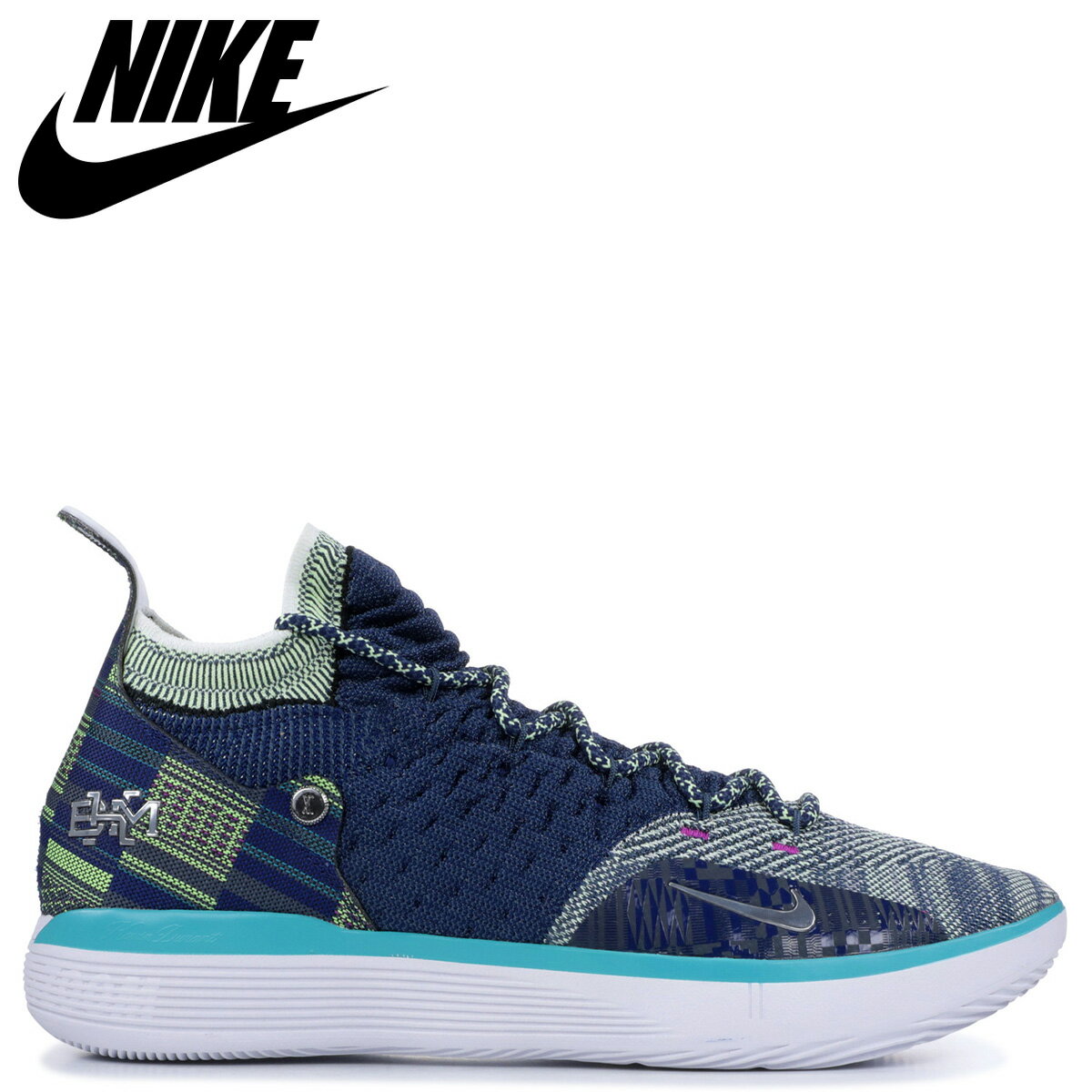 【最大2000円OFFクーポン】 NIKE ZOOM KD 11 BHM EP ナイキ KD11 スニーカー メンズ ブルー BQ6246-400 【zzi】 【返品不可】