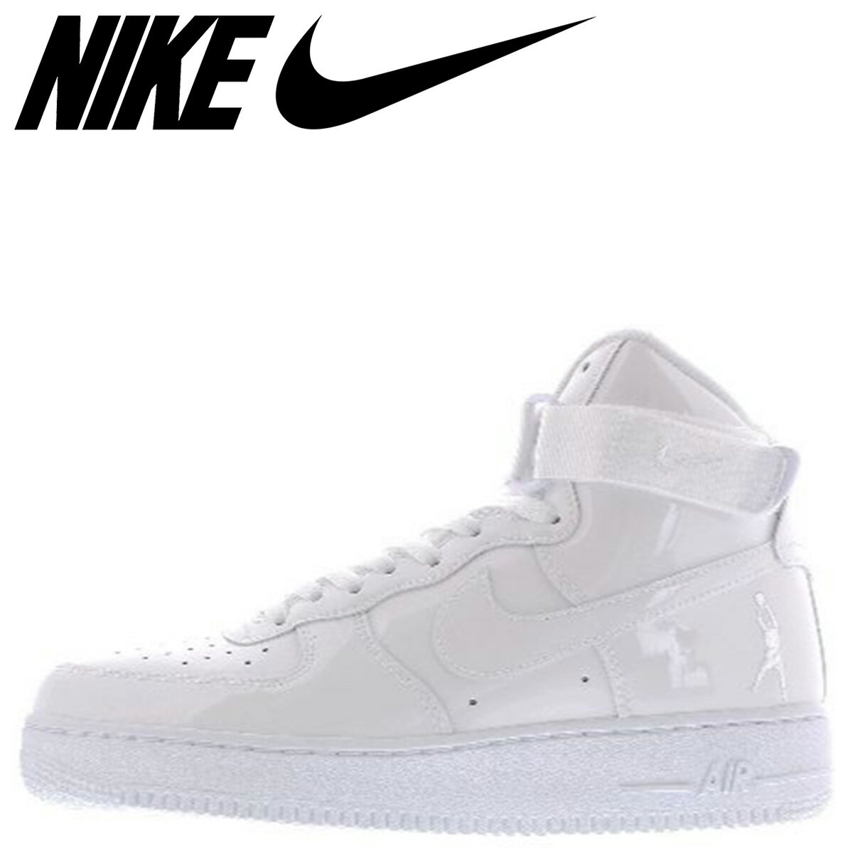 NIKE AIR FORCE 1 HI RETRO QS SHEED ナイキ エアフォース 1 ハイレトロ QS シード スニーカー メンズ ホワイト 白 743546-107 【zzi】 【返品不可】