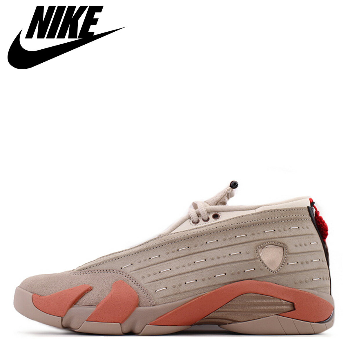 NIKE AIR JORDAN 14 LOW SP CLOT ナイキ エアジョーダン14 クロット スニーカー メンズ コラボ ライト ブラウン DC9857-200 【 zzi 】 【 返品不可 】