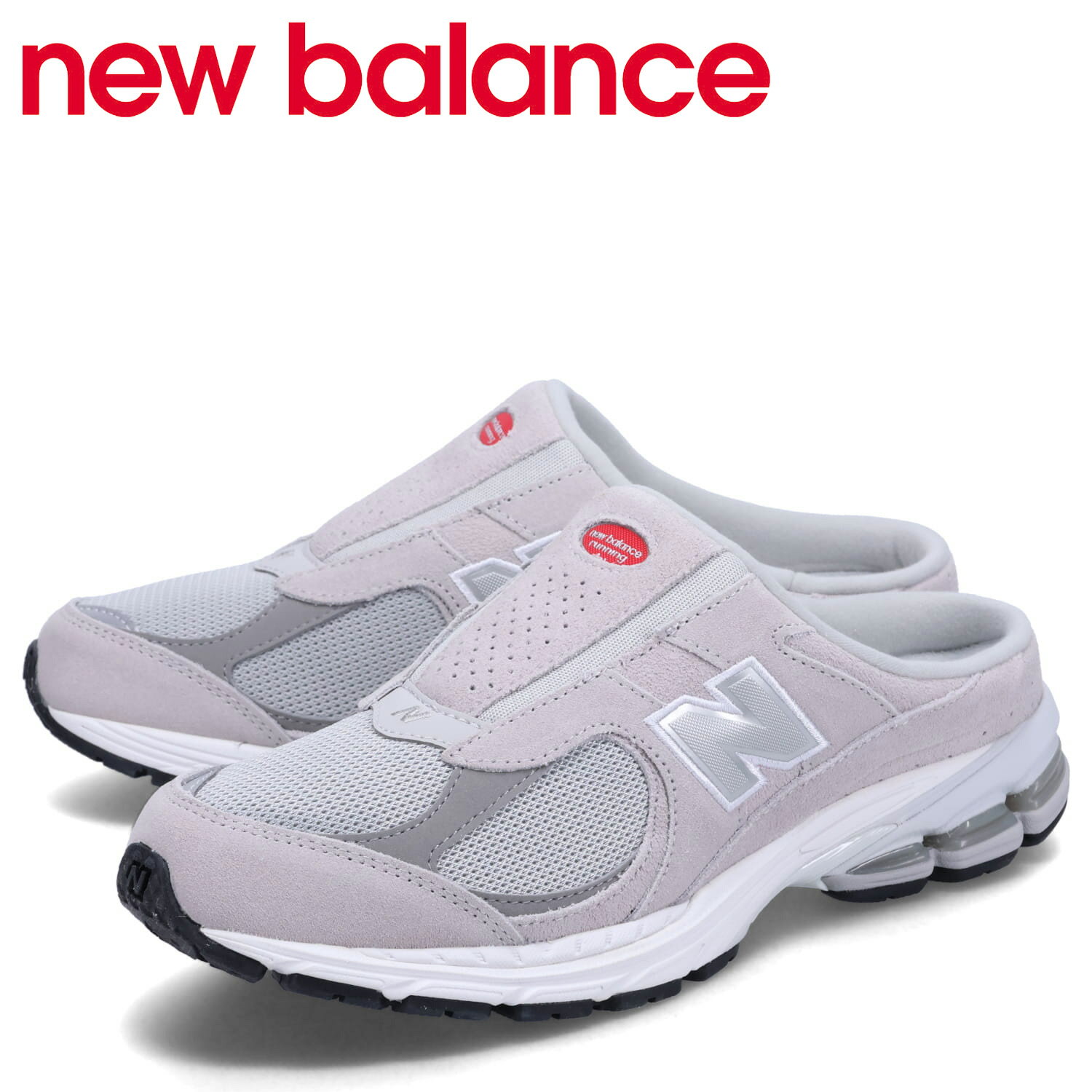 【クーポンで最大1000円OFF！5/16 10:59まで】 【訳あり】 【BOX破損】 ニューバランス new balance 2002 サンダル ミュール メンズ Dワイズ グレー M2002RMA 【返品不可】