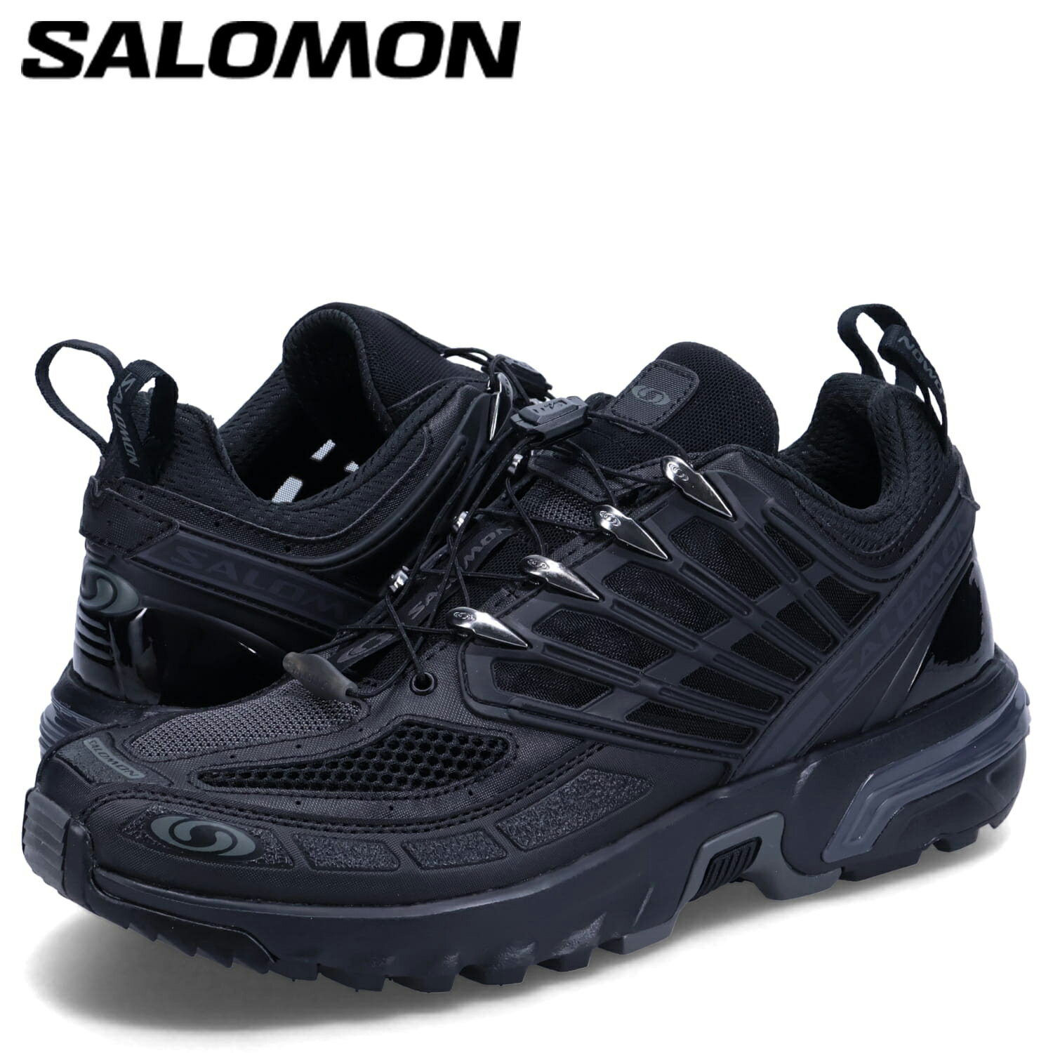 【訳あり】 【BOX破損】 サロモン SALOMON スニーカー エーシーエス プロ メンズ ACS PRO ブラック 黒 L47179800 【返品不可】