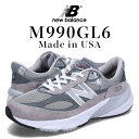 【訳あり】 【BOX破損】 ニューバランス new balance 990 スニーカー メンズ Dワイズ MADE IN USA グレー M990GL6 【返品不可】